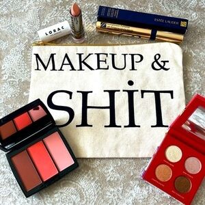 Brand New UD Eyeshadow Anastasia BH Blush Estée Lauder Mascara Lorac Lip in Bag